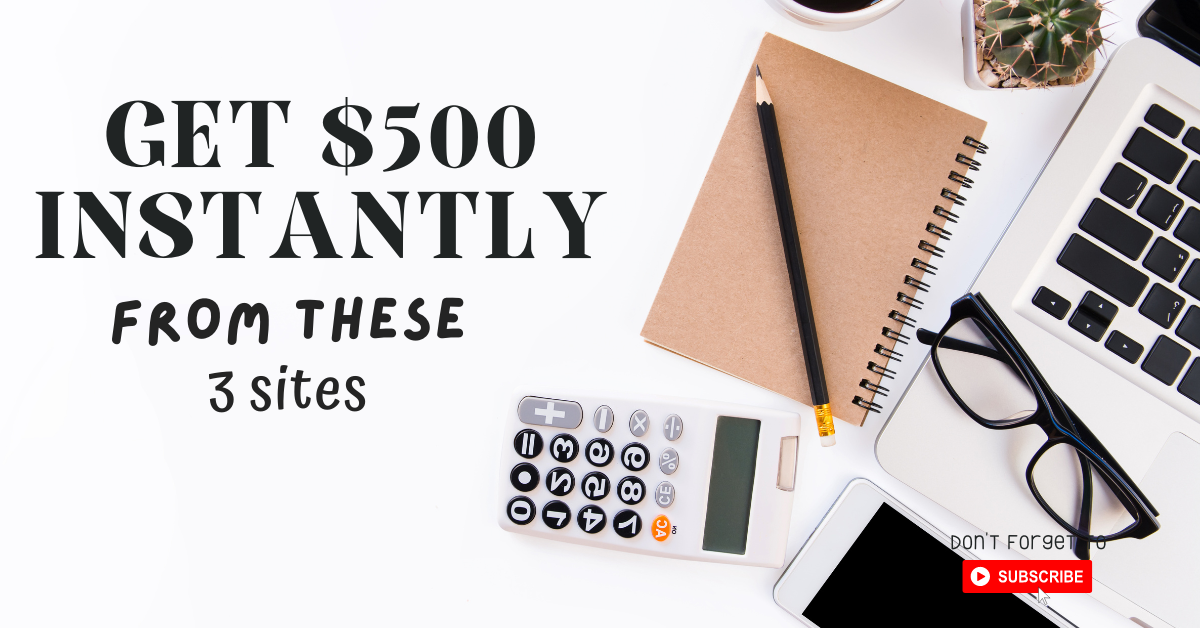 Make $500 From these 3 Sites